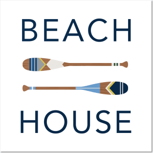 Beach House Paddles Posters and Art